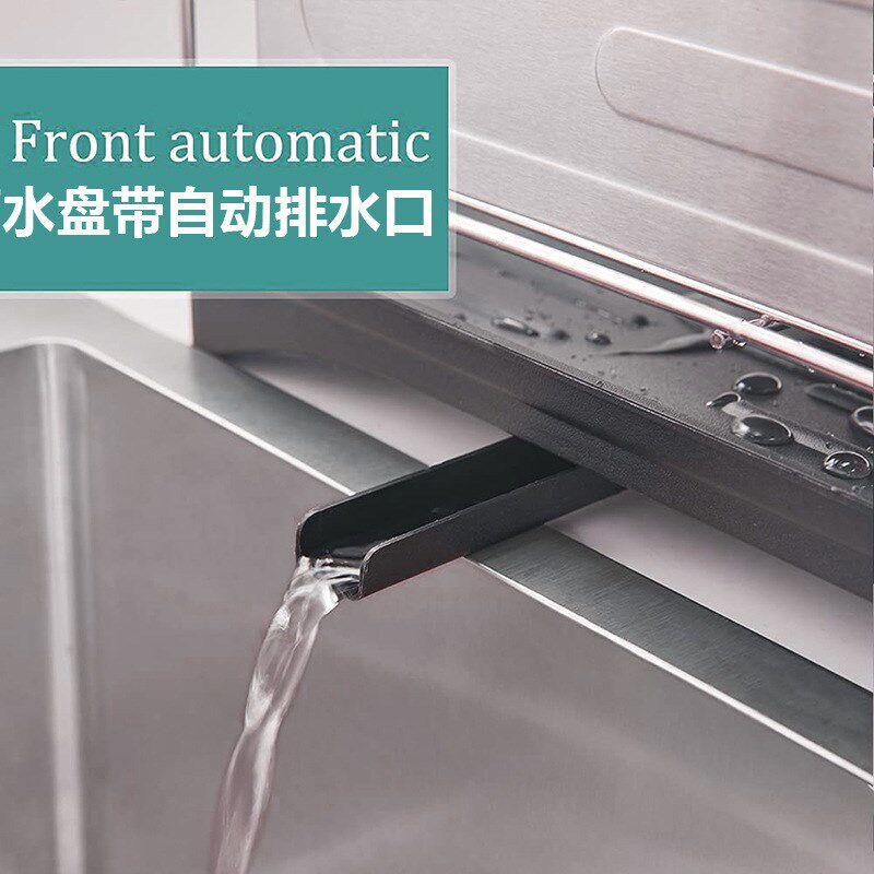 双层碗碟沥水架 亚马逊不锈钢碗碟餐具收纳可拆卸碗架厨房置物架
