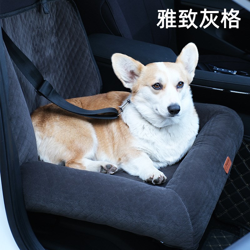 跨境宠物汽车座椅四季款车载窝便携旅行车载狗狗床垫副驾驶宠物窝