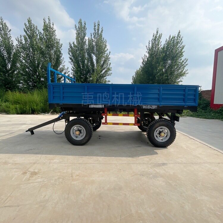 拖车斗拖拉机牵引拖车运输谷物蔬菜农作物的车2吨3吨4吨5吨6吨10