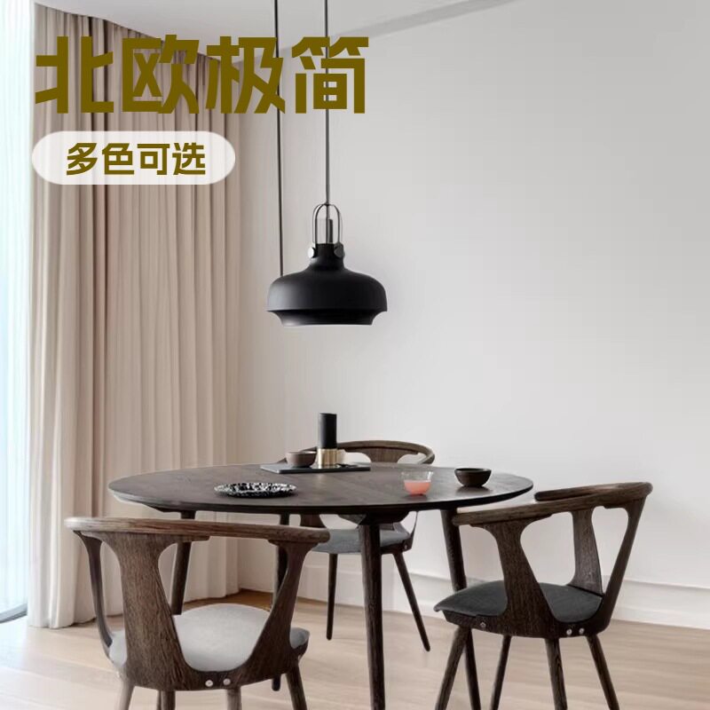 北欧个性文艺餐厅吊灯丹麦极简设计师民宿吧台岛台卧室床头创意灯