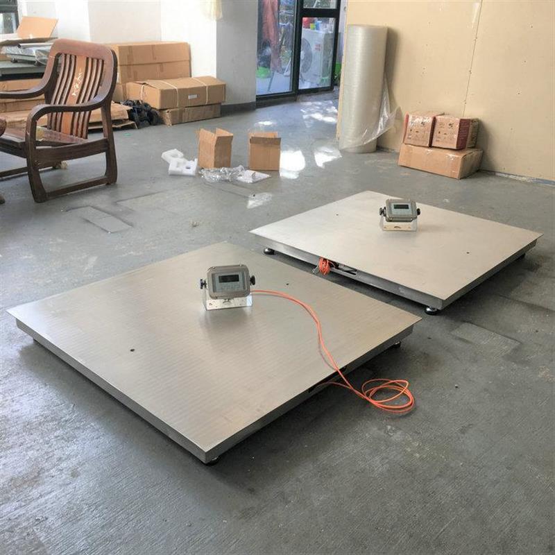 浙江4吨工业用磅 1.2x1.5米不锈钢电子地磅 5吨可移动地称