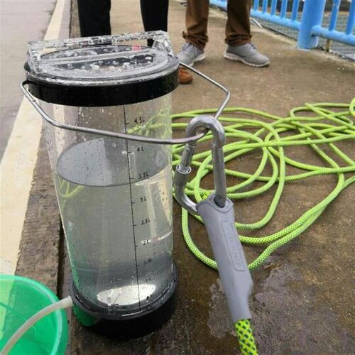 不锈钢水质采样器 深水污水采样器取样桶1L2L3L5L