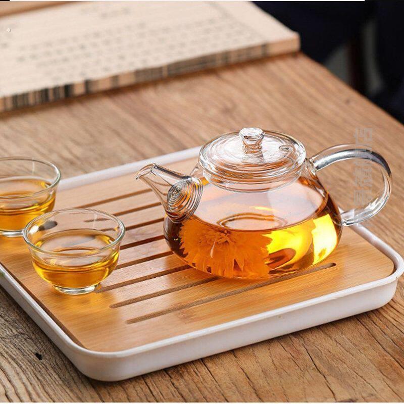 家用玻璃茶壶一人茶具简易功夫茶具套组迷你小号泡茶壶耐高温小壶