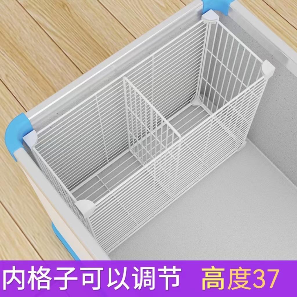 冰柜内置物筐冰箱隔板分格网台阶冷冻隔板分割网加密带底冰柜篮子