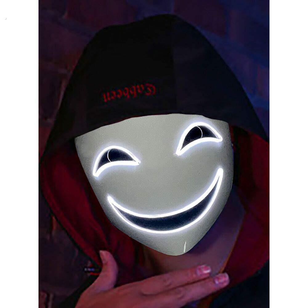 发光漆黑的子弹蛭子影胤面具全脸小丑黑之契约者怪盗基德万圣节
