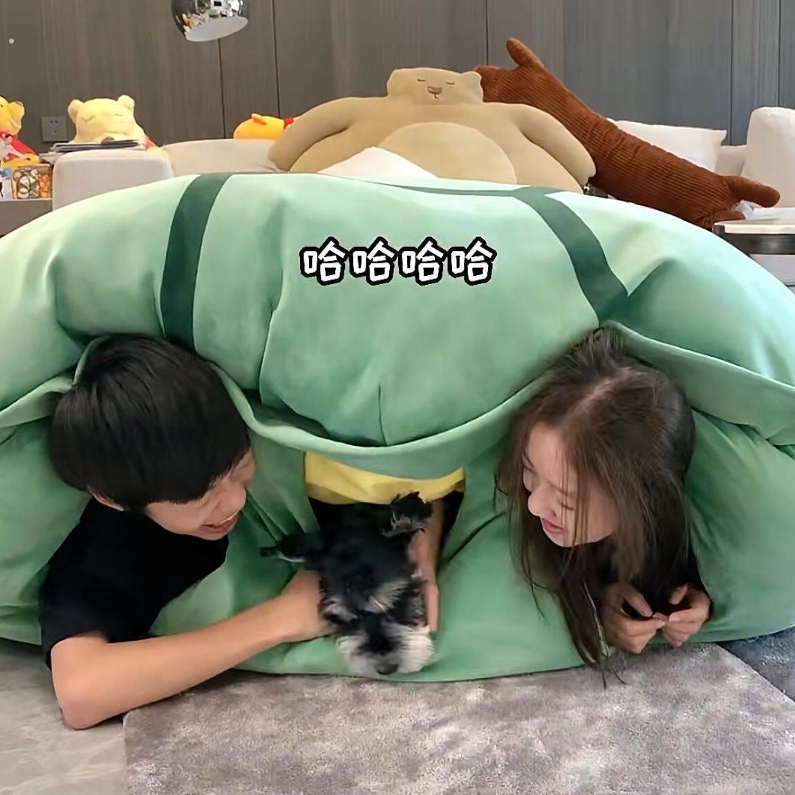 赵露思同款大乌龟壳睡袋玩偶可穿戴衣服王八壳睡觉神器人穿大抱枕