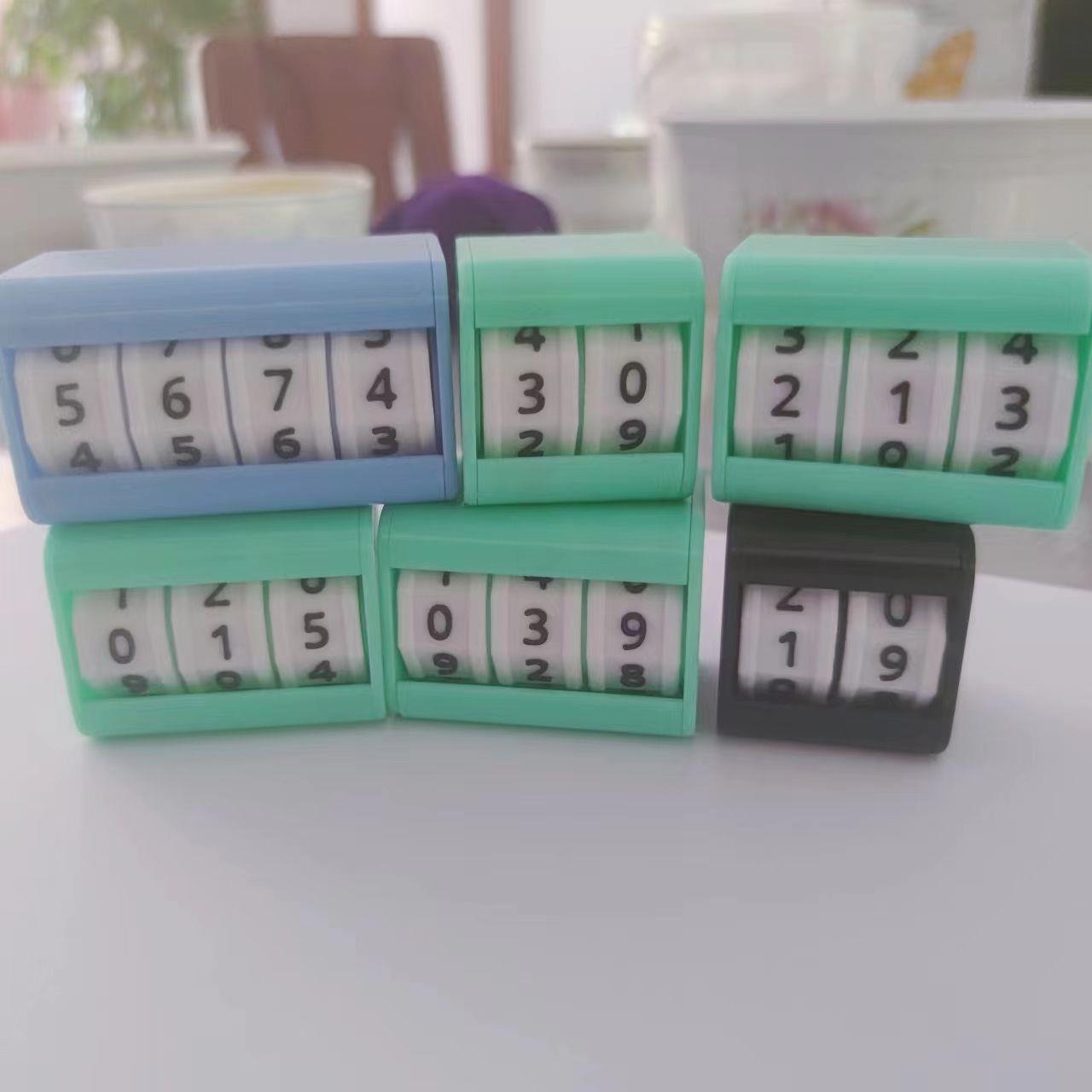桌游计数轮计分器号码牌生命经验法力计数器颜色跑团数字牌手动