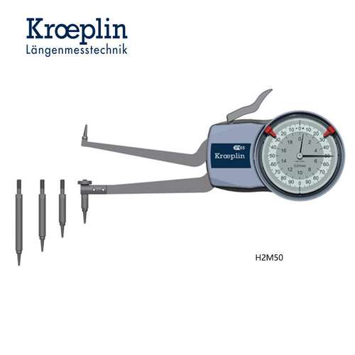 KROEPLIN内孔测量机械式比较式内测卡规H2M50