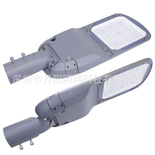 鸭舌帽路灯80W-100W压铸扁平路灯头高杆道路灯3030路灯led