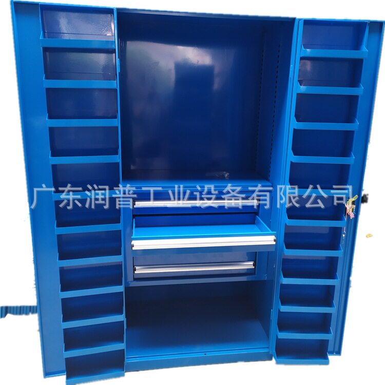 工具柜车间用双开门铁皮柜抽屉式加厚储物柜实训室用工具柜挂钩