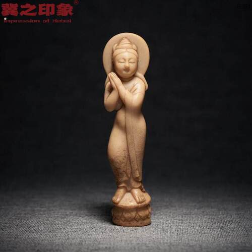 定州博物馆供养菩萨文创冰箱贴惠世天工国家曲阳石雕北齐文物河北