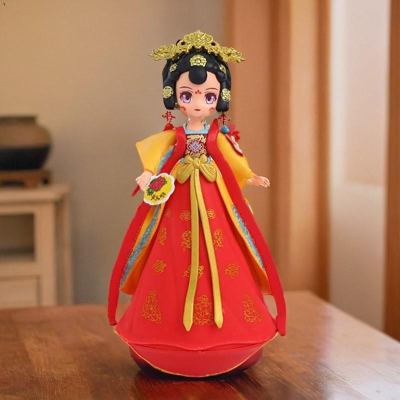 不倒翁小姐姐西安旅游纪念品大唐不夜城伴手礼物摆件特色文创礼品