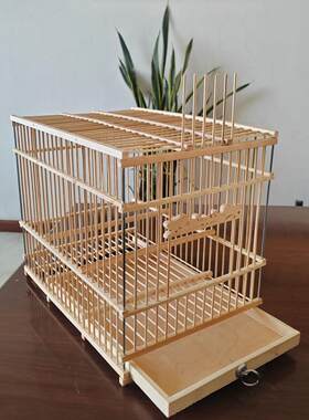 竹制秀眼黄雀紫竹笼长笼竹玉鸟麻料腊嘴新款贝子相思鸟笼大全配件