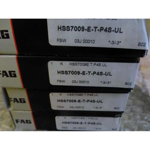 FAG精密轴承 机床主轴轴承 HSS7009-E-T-P4S-UL FAG高速密封