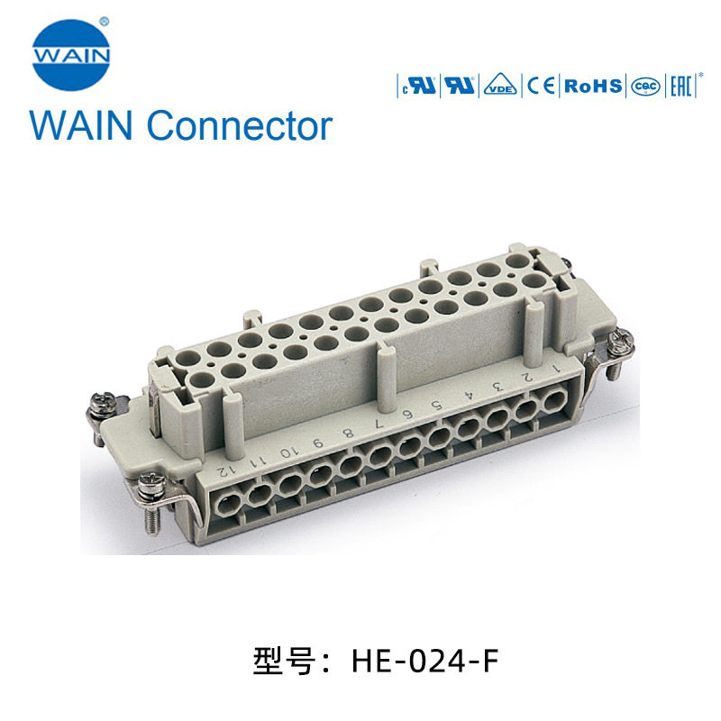 唯恩重载焊线连接器插头电源