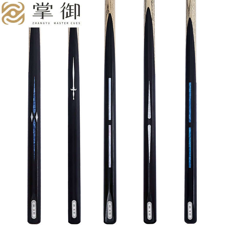 掌御中式黑八斯诺克通杆球杆图片