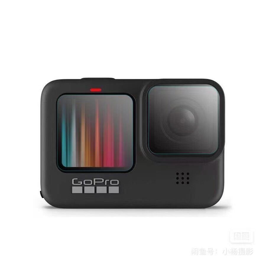For Gopro9钢化膜black配件Hero10/12黑狗11镜头前后显示屏高清图片
