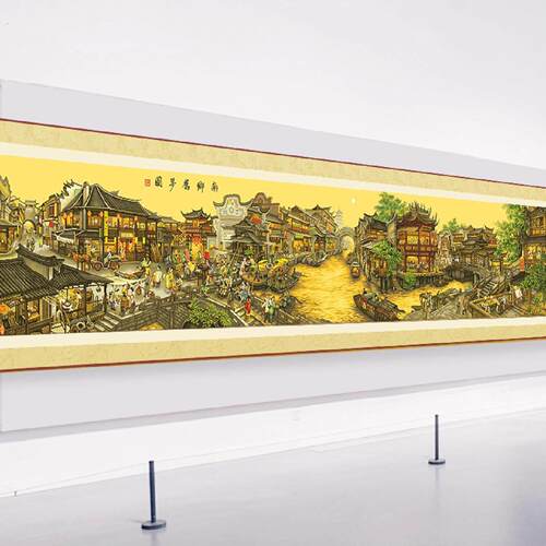 南乡旧梦新品十字绣经典收藏名画2026年新款线绣客厅大气手工刺绣