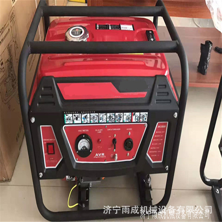 3KW汽油发电机组 全铜无刷发电机移动式发电机组 柴油发电机