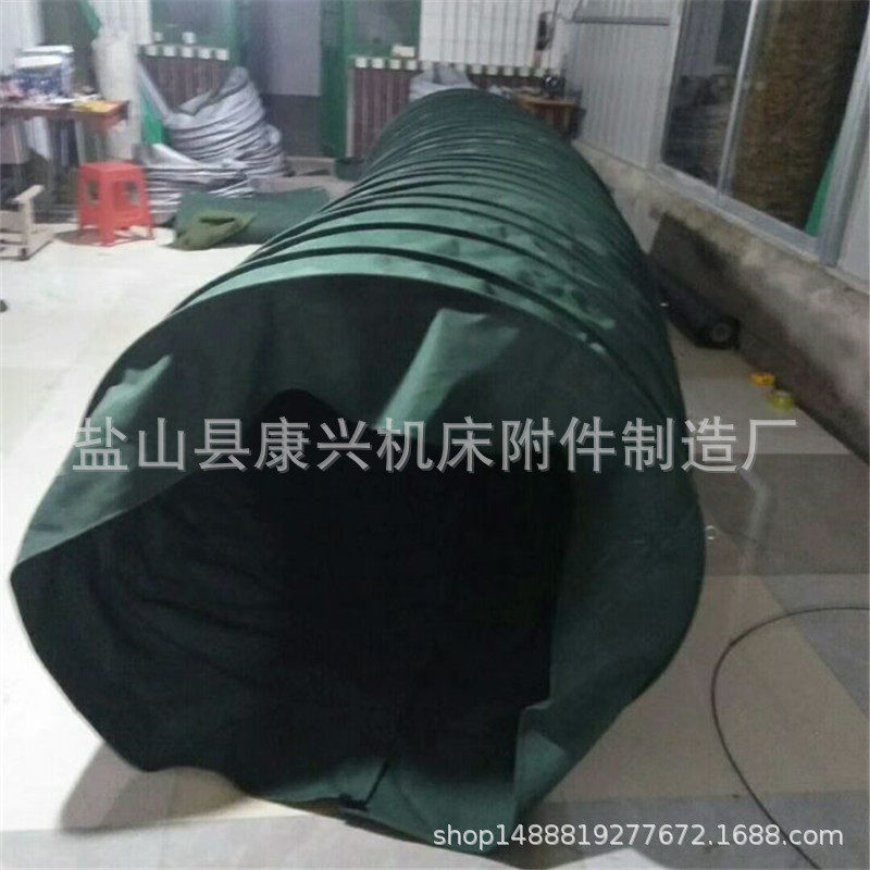 厂家细工缝制耐高温风机软连接抽风机负压伸缩式软连接帆布布筒