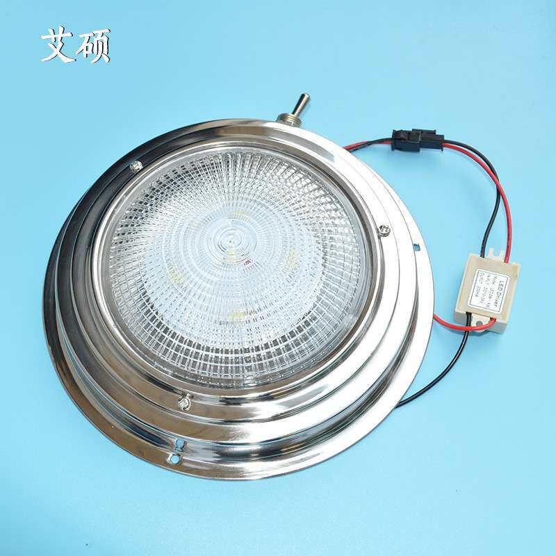 厂家 圆顶不锈钢船舶用手拨灯 钨丝/LED 船用五金灯具游艇配件