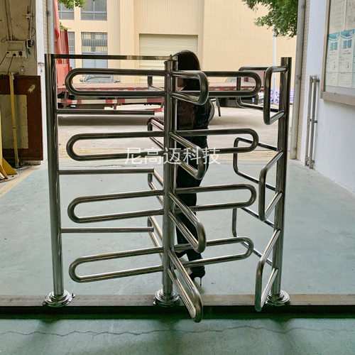 超市单向门旋转进出入器出入口门禁导向闸机单项防控道閘半高转闸
