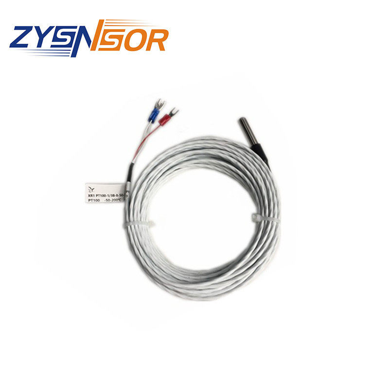 ZYSENSOR温度变送器可选管径50MM管长出线10M0.1精度