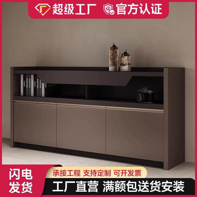 文件柜办公室茶水柜收纳柜矮柜公司水吧台收纳柜矮柜储物王抽屉