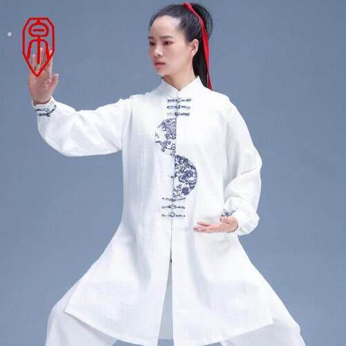 磬音阁陈家沟春秋新款太极服武术演出比赛气功男女中老年晨练禅茶
