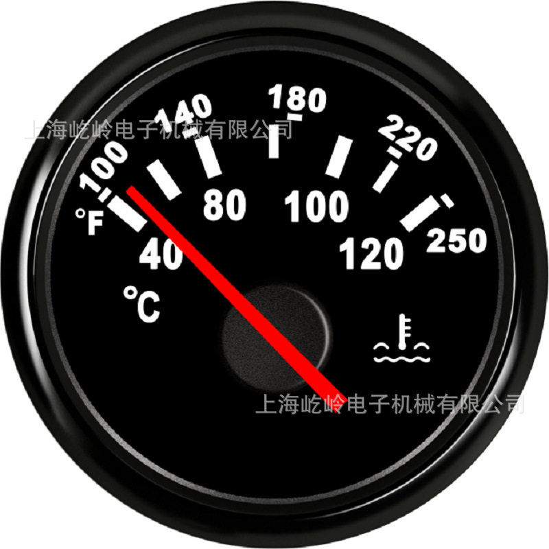 52mm指针式水温表温度表 船用游艇 快艇 汽车 房车 改装车用船用