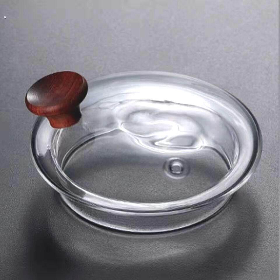 煮茶壶通用配件玻璃杯盖内胆玻璃茶漏过滤带盖烧水壶侧把壶冲茶器