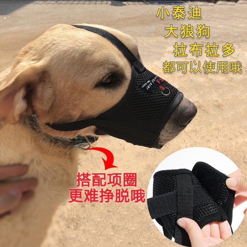 狗嘴套防乱吃防乱叫大型犬防咬可调节防叫套柯基拉布拉多狗狗嘴罩