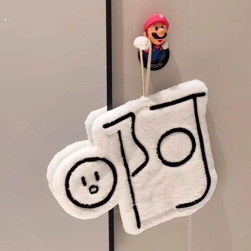 【新家的100个快递】擦手巾挂式可爱超强吸水速干手帕厨房化妆室