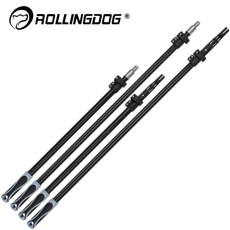 rollingdog滚动狗滚筒刷伸缩加长杆 欧式美式卡扣螺纹杆子40083