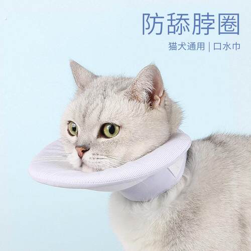 新品宠物口水巾 多功能宠物脖套 轻便宠物防舔咬脖圈