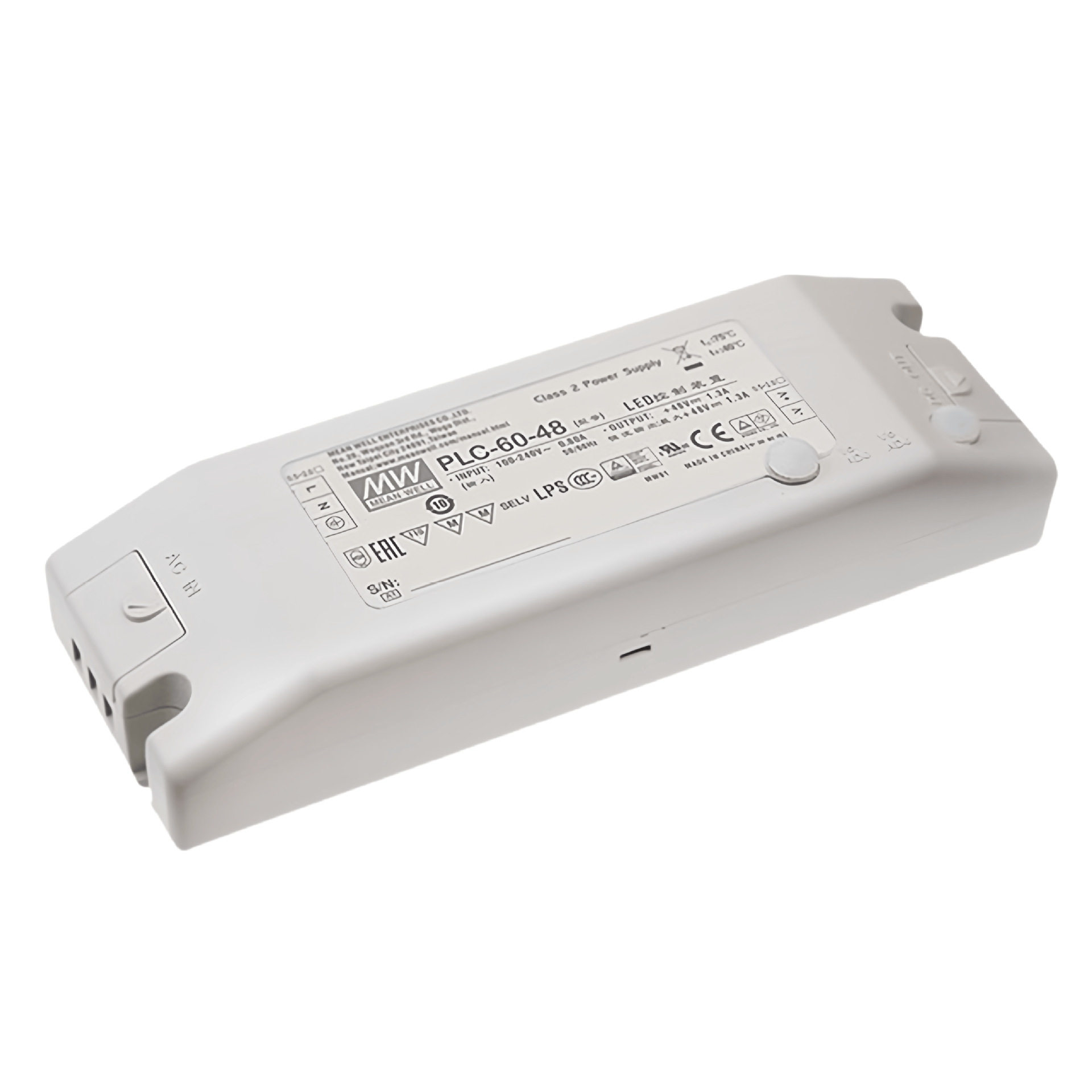 明纬电源PLC-30-4830W单组输出LED开关电源Class2电源