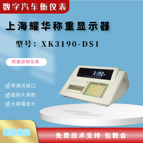 上海耀华XK3190-DS1称重仪表