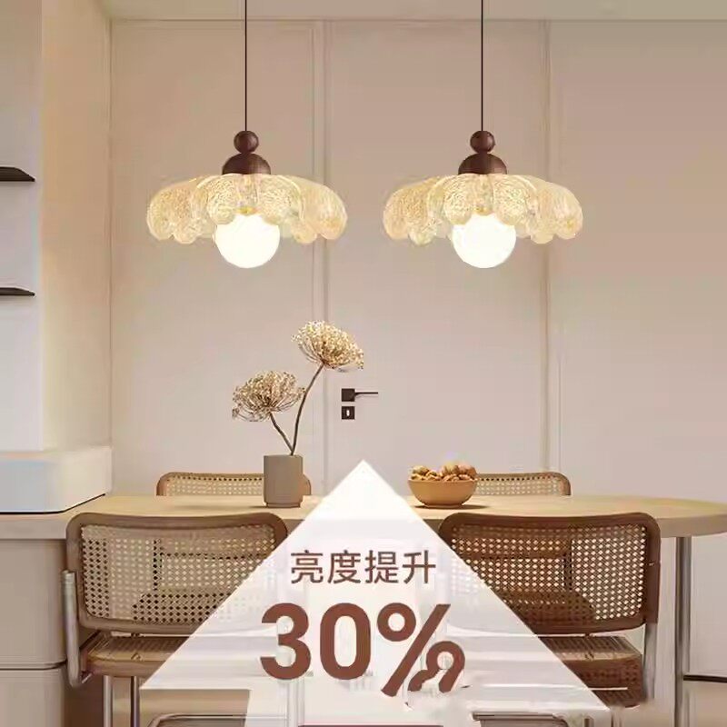 法式复古金箔树脂餐厅吊灯新款