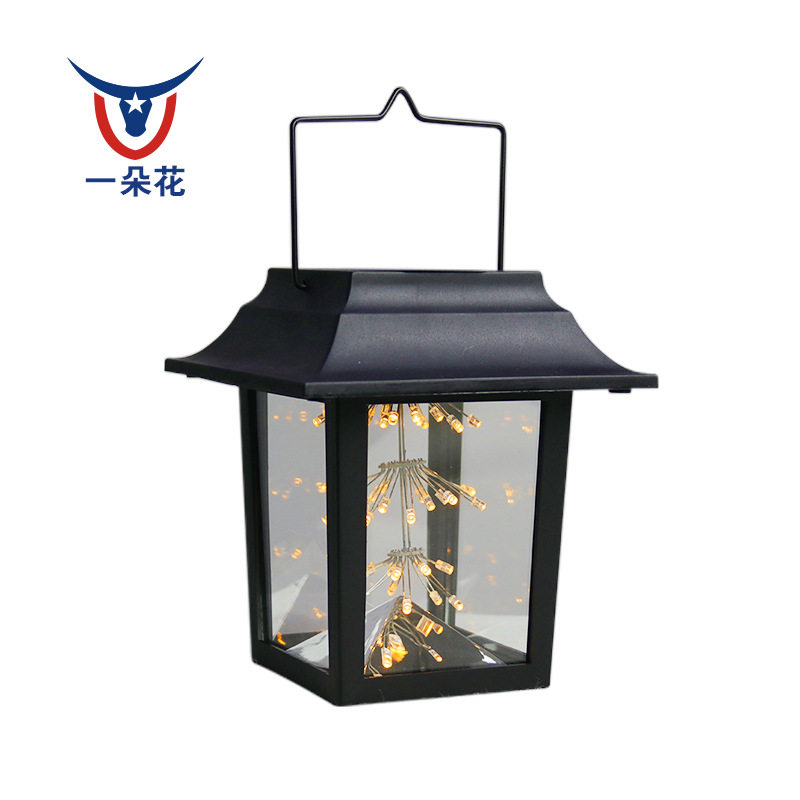 太阳能LED蜡烛风灯节日装饰