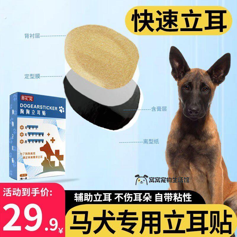 马犬专用狗狗耳朵立耳神器狗竖耳辅助器立耳珠小狗耳朵夹子立耳夹