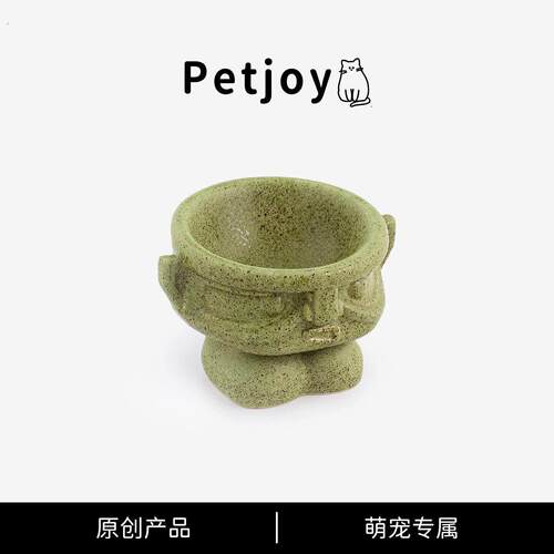 宠物猫咪狗狗陶瓷碗水碗狗盆大口径保护颈椎不易打翻罐头碗大型犬