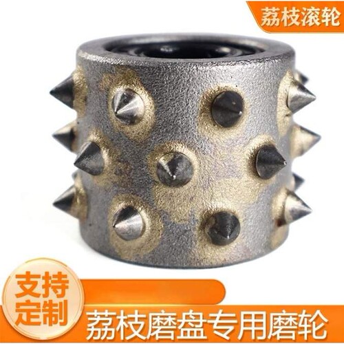 石材圆形滚轮凿毛滚轮荔枝面打磨大理石石英石合金磨轮