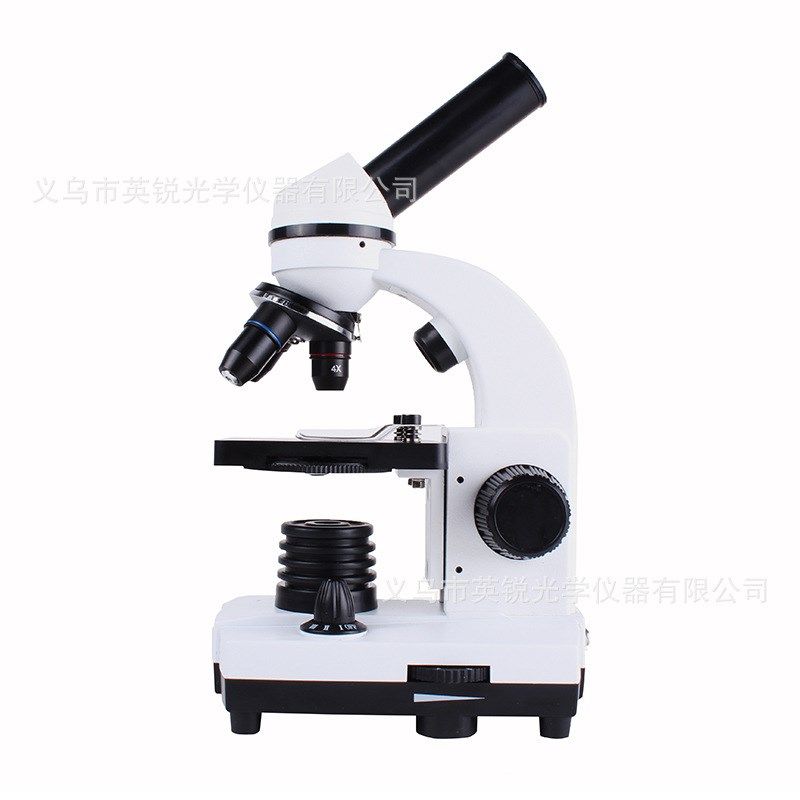 新款640倍高档学生家用显微镜实验室插电显微镜可用畜牧业养殖