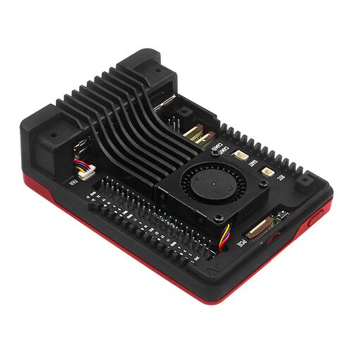 树莓派5代铝合金外壳Argon NEO 5一体散热器PWM调速风扇pi5保护壳