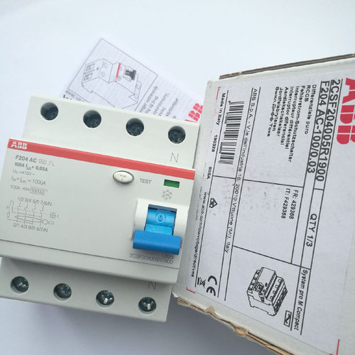 ABB漏电断路器F204AC-100/0.03