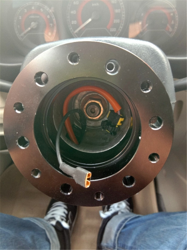 小车改装方向盘赛车垫高器片457.5cm不碰转向杆盘加高赛车风格