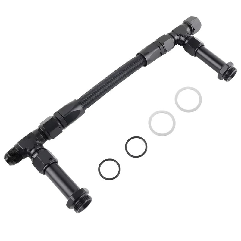 汽车改装AN8 AN6双路燃油轨化油器管路套件Holley 4150化油器配件