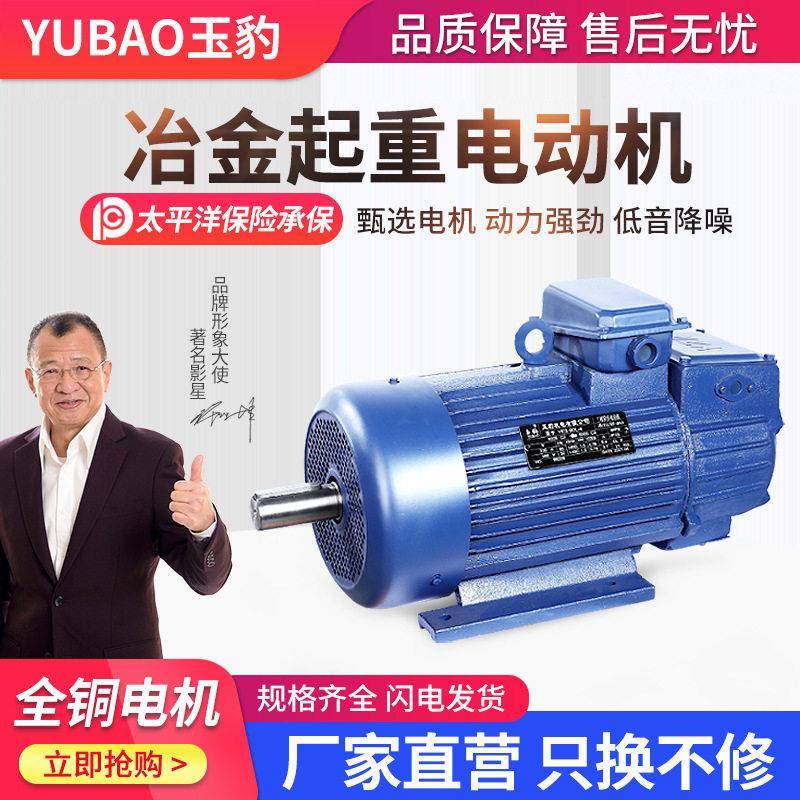 YZR冶金起重电机交流国标全铜线380V绕线滑环转子三相异步电动机