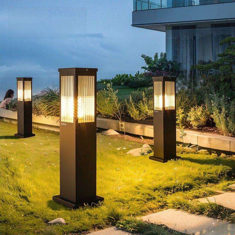 草坪灯户外太阳能庭院草地灯高亮LED园林景观别墅公园简约花园灯