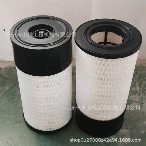 柳工855N装载机铲车空滤P627763P628195空气滤芯空气滤芯器配件